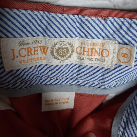 J. Crew Chino shorts size 8 - Picture 5 of 5